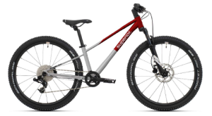 Rower dziecięcy Superior TEAM 24 gloss brushed alu/red